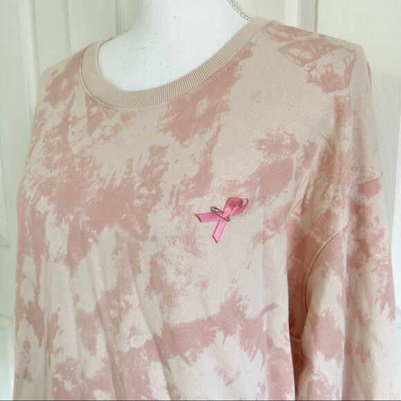 Rails x Susan G Komen Ramona Warrior Pink Tie Dye sweatshirt Large MSRP $168 - Picture 5 of 7